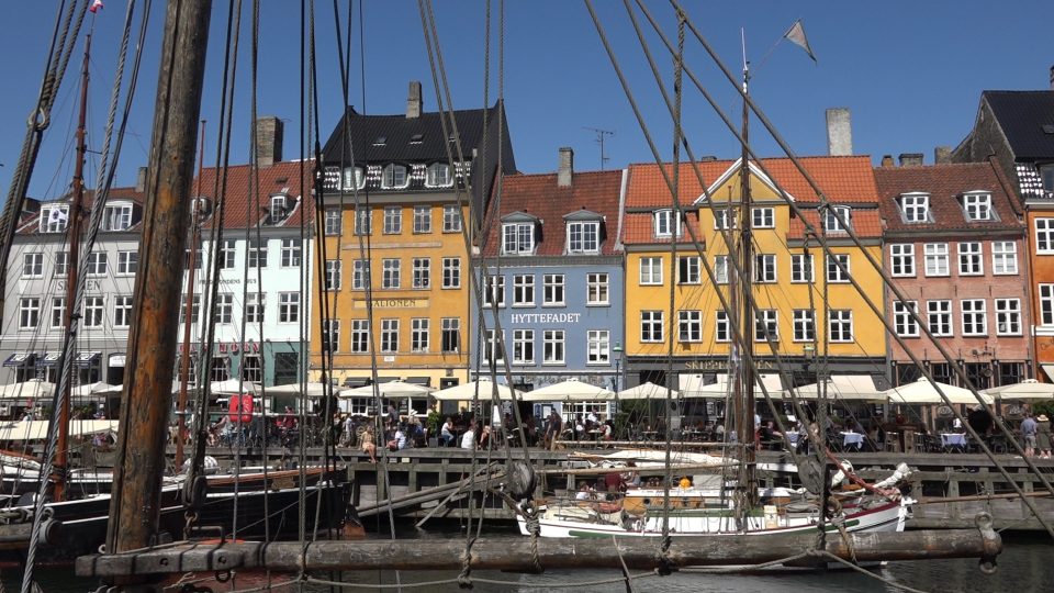 Copenaghen. Il canale Nyhavn simbolo della città.